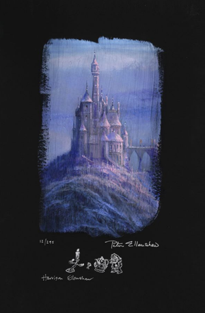 Beauty and the Beast Castle - Michael Godard Art Gallery
