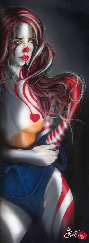 Clown of Hearts - Michael Godard Art Gallery