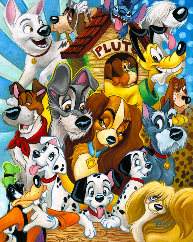 Disney Dogs - Michael Godard Art Gallery