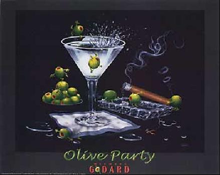 Olive party - Michael Godard Art Gallery