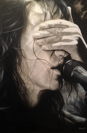 Eddie Vedder (Pearl Jam) - Pictures Have All Been Washed in Black - Michael Godard Art Gallery