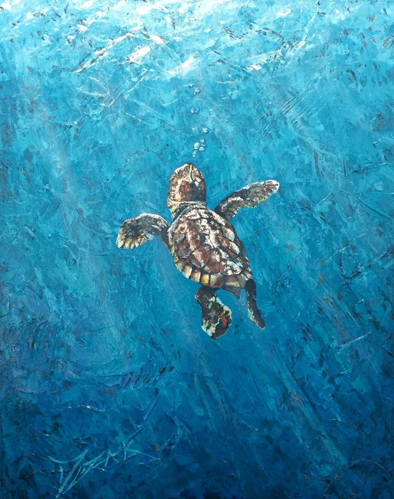 Baby Sea Turtle - Michael Godard Art Gallery